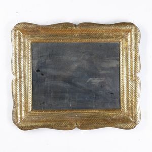 Cornice a guantiera in legno dorato, fine XIX secolo  - Asta Cornici Antiche - Associazione Nazionale - Case d'Asta italiane