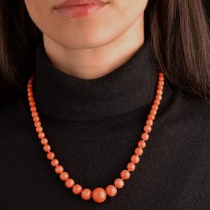 COLLANA DI CORALLO  - Asta GIOIELLI - Associazione Nazionale - Case d'Asta italiane