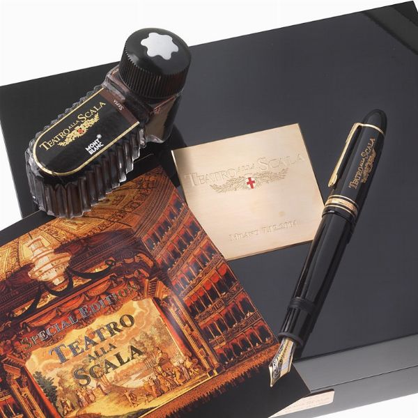 MONTBLANC : MONTBLANC MEISTERSTUCK N. 149 EDIZIONE SPECIALE TEATRO ALLA SCALA PENNA STILOGRAFICA N. 0514/2004  - Asta OROLOGI E PENNE - Associazione Nazionale - Case d'Asta italiane