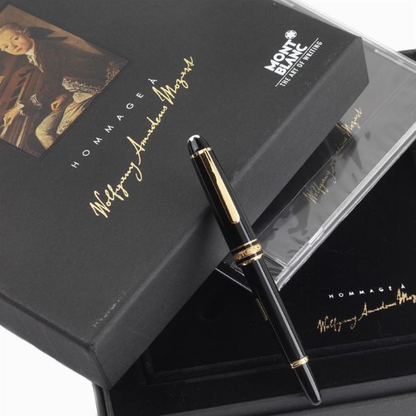 MONTBLANC : MONTBLANC MEISTERSTUCK HOMMAGE A W.A. MOZART PENNA STILOGRAFICA  - Asta OROLOGI E PENNE - Associazione Nazionale - Case d'Asta italiane