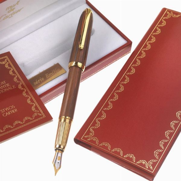 CARTIER : CARTIER LOUIS CARTIER PENNA STILOGRAFICA EDIZIONE LIMITATA N. 0840/1847  - Asta OROLOGI E PENNE - Associazione Nazionale - Case d'Asta italiane