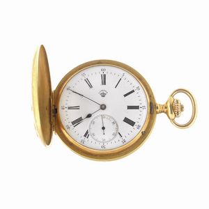 CORONA OROLOGIO DA TASCA INCISO  - Asta OROLOGI E PENNE - Associazione Nazionale - Case d'Asta italiane