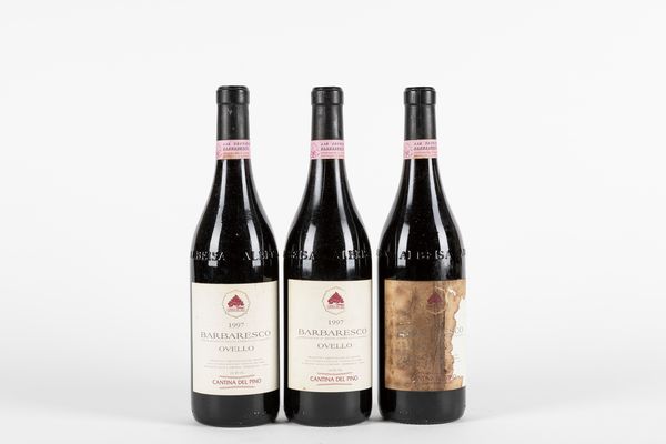 Langhe : Cantina del Pino Barbaresco Ovello 1997 (3 BT)  - Asta Vini e Distillati - Associazione Nazionale - Case d'Asta italiane