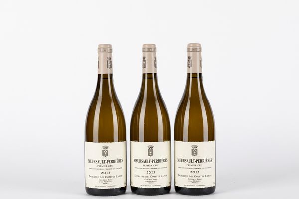 FRANCIA : Comtes Lafon Meursault Perrieres 2013  (3 BT)  - Asta Vini e Distillati - Associazione Nazionale - Case d'Asta italiane