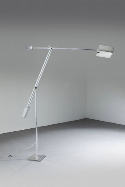 ANGELO BROTTO : Lampada da terra mod. Giraffa  - Asta Design - Associazione Nazionale - Case d'Asta italiane