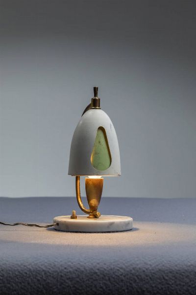 ANGELO LELII : Lampada da tavolo  - Asta Design - Associazione Nazionale - Case d'Asta italiane