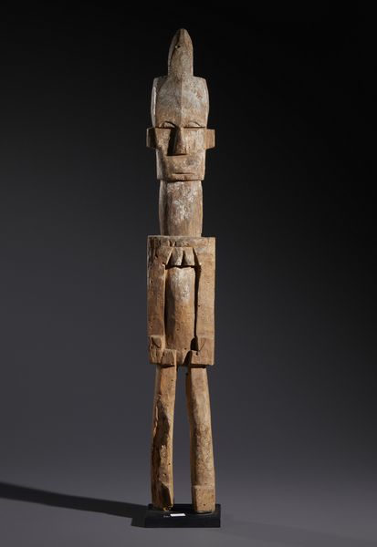 Urhobo, Nigeria : Nello stile di Scultura antropomorfa in legno duro a patina naturale e caolino  - Asta Asta 444 | AFRICA, OCEANIA E AMERICHE - ARTIGIANATO AFRICANO: VARI COMMITTENTI E SELEZIONE DALLA COLLEZIONE BARTOLOMUCCI Online - Associazione Nazionale - Case d'Asta italiane