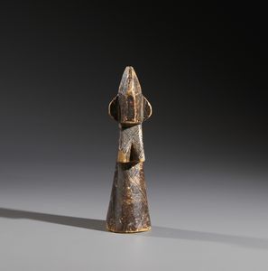 Ashanti - Ghana - Nello stile di Bambola  di fertilita Akua-ba in legno e perline