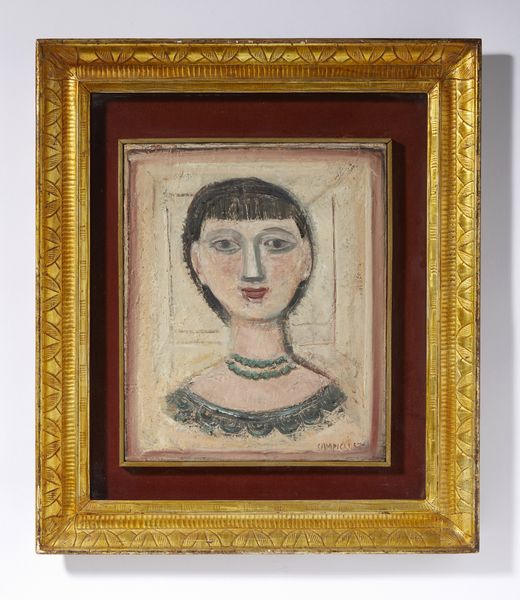 CAMPIGLI  MASSIMO (1895 - 1971) : RAGAZZA BRUNA / FANCIULLA CON COLLANA, 1957  - Asta Asta 445 | ARTE MODERNA E CONTEMPORANEA - SELECTED Online - Associazione Nazionale - Case d'Asta italiane