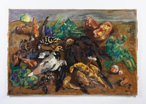 LEVI CARLO (1902 - 1975) : GRANDE NATURA MORTA, ANNI '50  - Asta Asta 445 | ARTE MODERNA E CONTEMPORANEA - SELECTED Online - Associazione Nazionale - Case d'Asta italiane