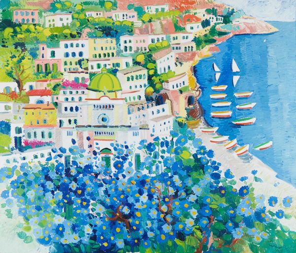 ATHOS FACCINCANI : Positano  - Asta Asta di Arte Moderna e Contemporanea - Associazione Nazionale - Case d'Asta italiane