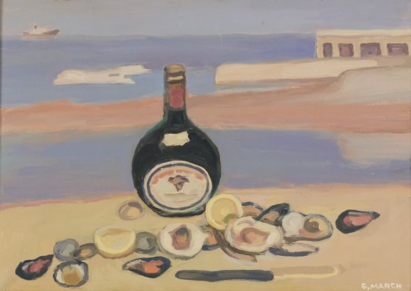 Giovanni March : Natura morta al mare  - Asta Asta di Arte Moderna e Contemporanea - Associazione Nazionale - Case d'Asta italiane