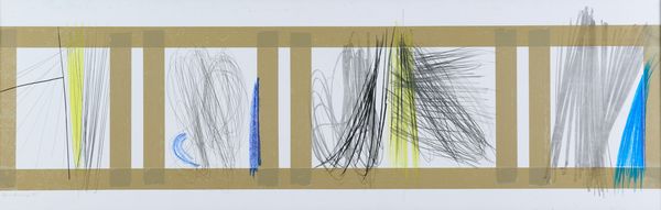 HANS HARTUNG : Dessin Pentaptyque  - Asta Asta di Arte Moderna e Contemporanea - Associazione Nazionale - Case d'Asta italiane