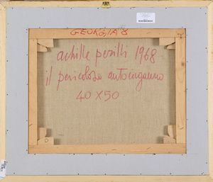 ACHILLE PERILLI : Il pericoloso autoinganno  - Asta Asta di Arte Moderna e Contemporanea - Associazione Nazionale - Case d'Asta italiane