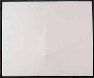 Turi Simeti : Piramide bianca  - Asta Asta di Arte Moderna e Contemporanea - Associazione Nazionale - Case d'Asta italiane