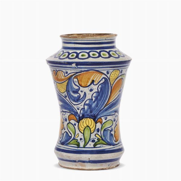 ALBARELLO, DERUTA, 1520 CIRCA  - Asta UNA COLLEZIONE DI VASI DA FARMACIA IN MAIOLICA - Associazione Nazionale - Case d'Asta italiane