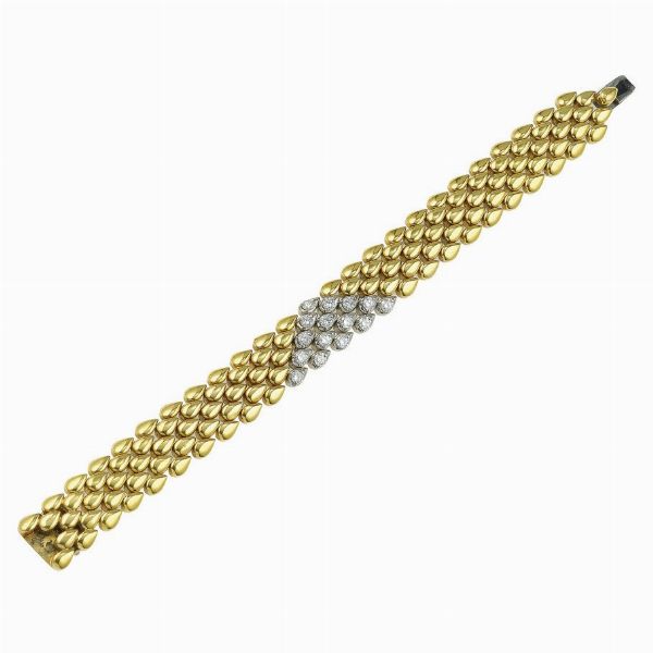 Bracciale con diamanti  - Asta Vintage Jewellery - Associazione Nazionale - Case d'Asta italiane