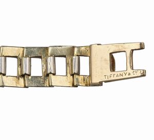 Tiffany & Co. Bracciale con tre zaffiri Sri Lanka, nessuna indicazione di trattamento termico  - Asta Vintage Jewellery - Associazione Nazionale - Case d'Asta italiane