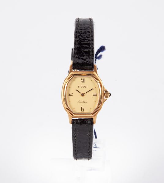 Tissot Boutique - Orologio da polso da donna al quarzo in acciaio e metallo placcato in oro giallo  - Asta Orologi da Polso da Tasca e da Tavolo - Associazione Nazionale - Case d'Asta italiane