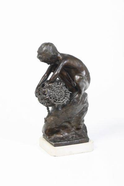 Achille D’Orsi : Pescatorello  - Asta Scultura XIX-XX secolo - Associazione Nazionale - Case d'Asta italiane