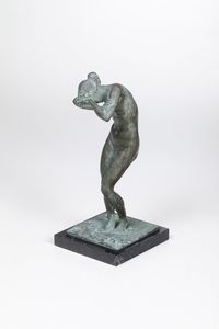 Franco Bargiggia : Nudo femminile  - Asta Scultura XIX-XX secolo - Associazione Nazionale - Case d'Asta italiane