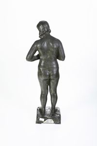 Saverio Gatto : Nudo femminile  - Asta Scultura XIX-XX secolo - Associazione Nazionale - Case d'Asta italiane