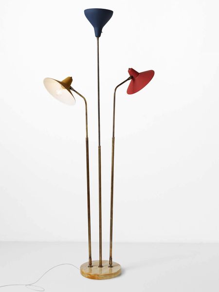 GIUSEPPE OSTUNI : Lampada da terra mod. 339  - Asta Design 200 - Associazione Nazionale - Case d'Asta italiane