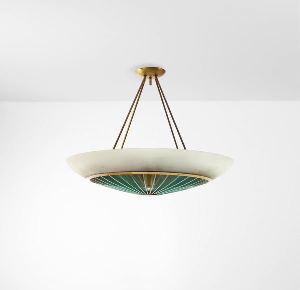 MAX INGRAND : Lampada a sospensione mod. 2223  - Asta Design 200 - Associazione Nazionale - Case d'Asta italiane