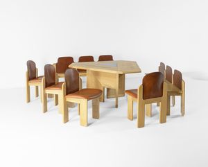 SILVIO COPPOLA : Set da pranzo  - Asta Design 200 - Associazione Nazionale - Case d'Asta italiane