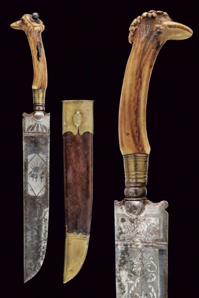 Coltello da caccia  - Asta Rare Armi Antiche e Armature da Tutto il Mondo - Associazione Nazionale - Case d'Asta italiane