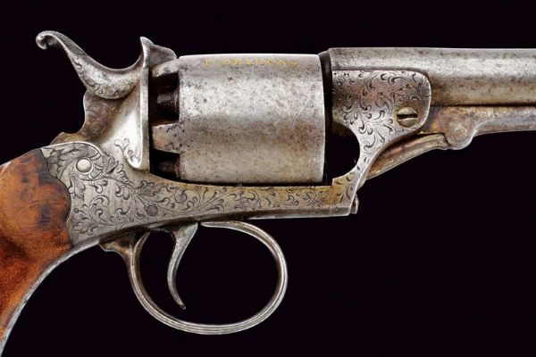 Revolver a luminello firmato F. De Luca  - Asta Rare Armi Antiche e Armature da Tutto il Mondo - Associazione Nazionale - Case d'Asta italiane