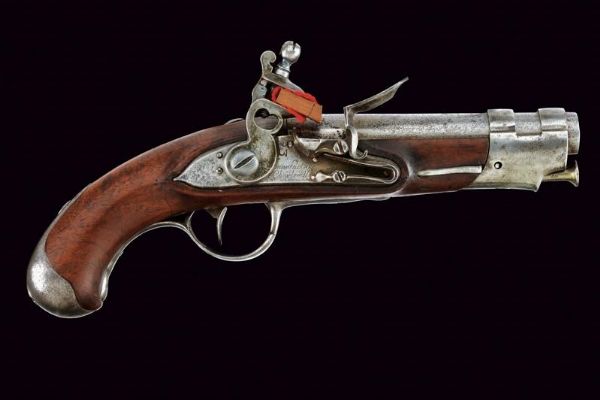 Pistola a pietra focaia Mod. 1770 da Marechaussee  - Asta Rare Armi Antiche e Armature da Tutto il Mondo - Associazione Nazionale - Case d'Asta italiane