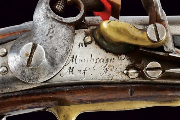 Pistola a pietra focaia Mod. 1763/66  - Asta Rare Armi Antiche e Armature da Tutto il Mondo - Associazione Nazionale - Case d'Asta italiane