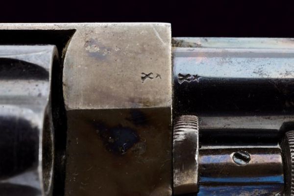 Revolver Francotte a percussione centrale  - Asta Rare Armi Antiche e Armature da Tutto il Mondo - Associazione Nazionale - Case d'Asta italiane