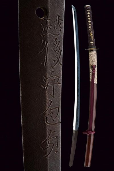 Elegante katana in koshirae, mei: Echigo no Kami Kanesada  - Asta Rare Armi Antiche e Armature da Tutto il Mondo - Associazione Nazionale - Case d'Asta italiane