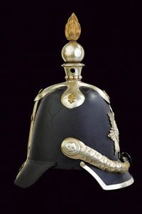 Rarissimo elmo per il corpo di guardia, epoca Carlo III  - Asta Rare Armi Antiche e Armature da Tutto il Mondo - Associazione Nazionale - Case d'Asta italiane
