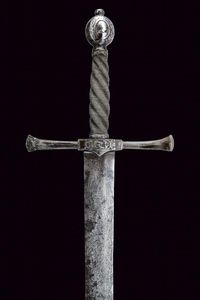 Interessante spada con lama incisa  - Asta Rare Armi Antiche e Armature da Tutto il Mondo - Associazione Nazionale - Case d'Asta italiane