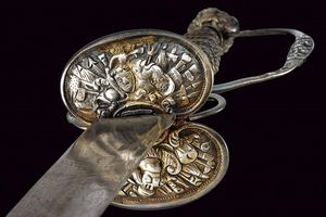 Spadino in argento  - Asta Rare Armi Antiche e Armature da Tutto il Mondo - Associazione Nazionale - Case d'Asta italiane