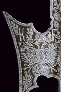 Alabarda incisa e datata, epoca Ferdinando I d'Asburgo (1556-64)  - Asta Rare Armi Antiche e Armature da Tutto il Mondo - Associazione Nazionale - Case d'Asta italiane