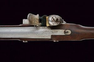 Fucile a pietra focaia da fanteria con baionetta  - Asta Rare Armi Antiche e Armature da Tutto il Mondo - Associazione Nazionale - Case d'Asta italiane