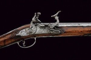 Interessante fucile alla fiorentina di Zanotti  - Asta Rare Armi Antiche e Armature da Tutto il Mondo - Associazione Nazionale - Case d'Asta italiane