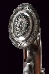 Bellissima pistola a luminello da tiro di Morgenroth  - Asta Rare Armi Antiche e Armature da Tutto il Mondo - Associazione Nazionale - Case d'Asta italiane