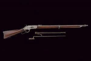 Prototype Winchester Spanish Model 1873 Lever Action Musket con baionetta  - Asta Rare Armi Antiche e Armature da Tutto il Mondo - Associazione Nazionale - Case d'Asta italiane