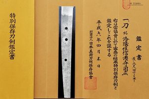 Prestigiosa katana in shirasaya, mei: Rakuyo ju Shinano no Kami Kunihiro  - Asta Rare Armi Antiche e Armature da Tutto il Mondo - Associazione Nazionale - Case d'Asta italiane