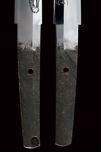 Bellissimo wakizashi in koshirae coevo, mei: Sakuyo Bakka-shi Hosokawa Masamori Koku-in  - Asta Rare Armi Antiche e Armature da Tutto il Mondo - Associazione Nazionale - Case d'Asta italiane