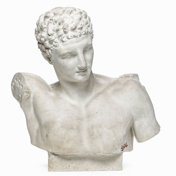 Plasticatore degli inizi del XX secolo Busto di Hermes di Olimpia  - Asta Sculture del XIX e XX secolo - Associazione Nazionale - Case d'Asta italiane