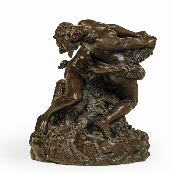 Modello di Augusto Rivalta (Alessandria 1838 - Firenze 1925) Fauno e ninfa  - Asta Sculture del XIX e XX secolo - Associazione Nazionale - Case d'Asta italiane