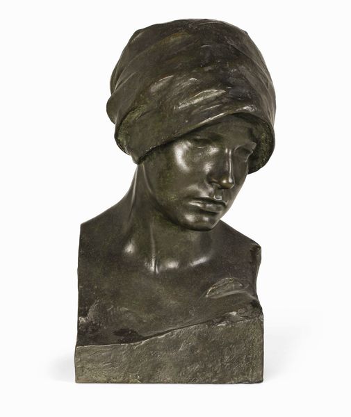 Alberto Dressler : Busto femminile  - Asta Sculture del XIX e XX secolo - Associazione Nazionale - Case d'Asta italiane