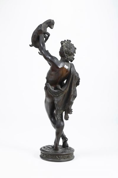 Fonderia Sommer, Napoli XIX-XX secolo Fauno con capretto  - Asta Sculture del XIX e XX secolo - Associazione Nazionale - Case d'Asta italiane