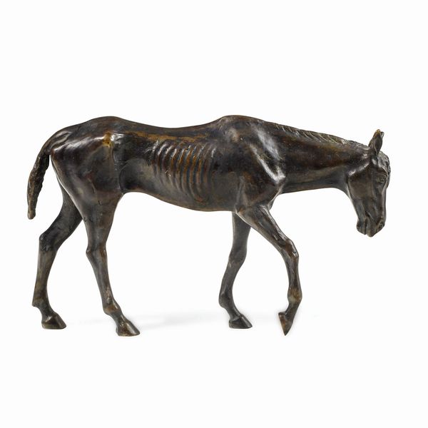 MAX LE VERRIER : Cavallo  - Asta Sculture del XIX e XX secolo - Associazione Nazionale - Case d'Asta italiane